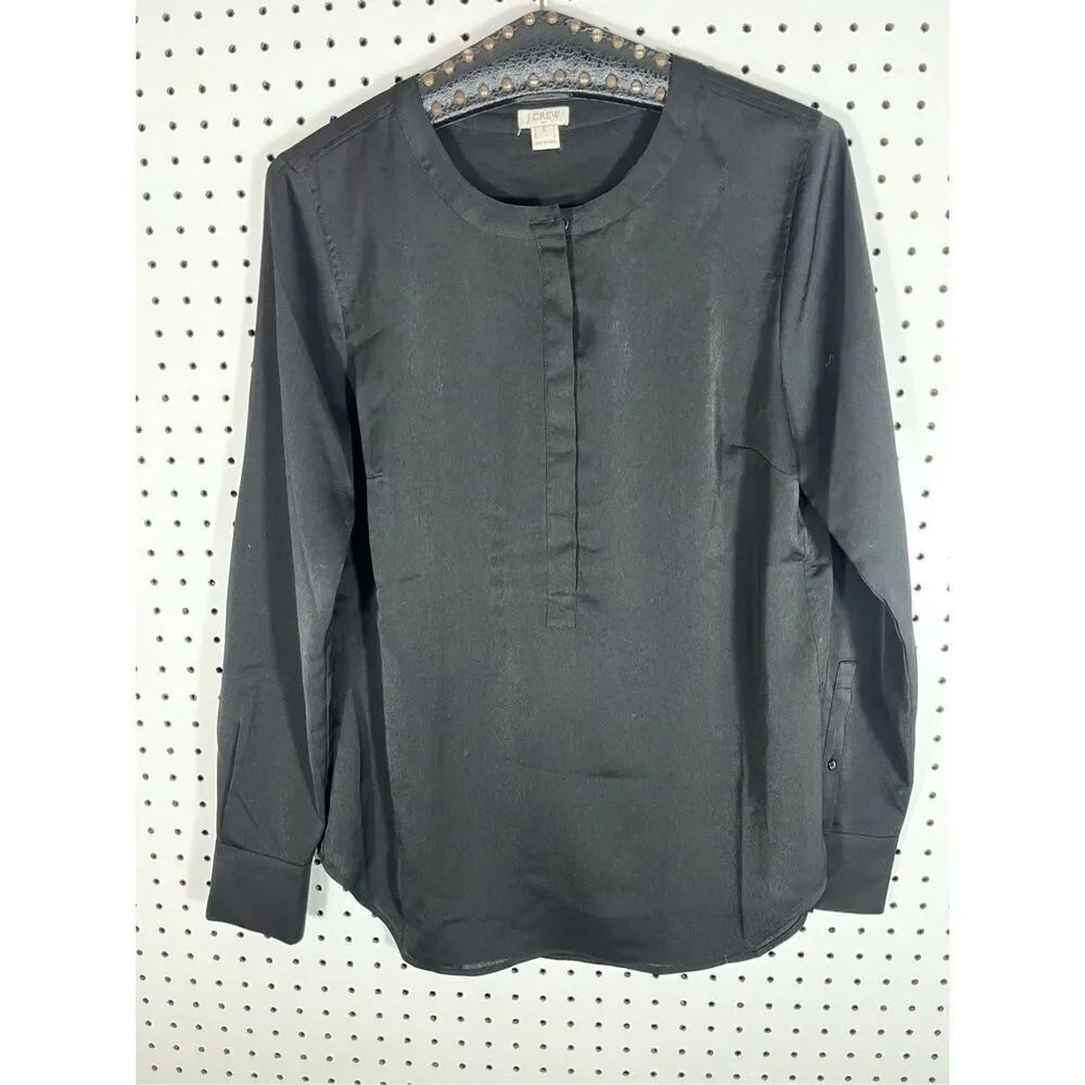 J.Crew Black Blouse size S